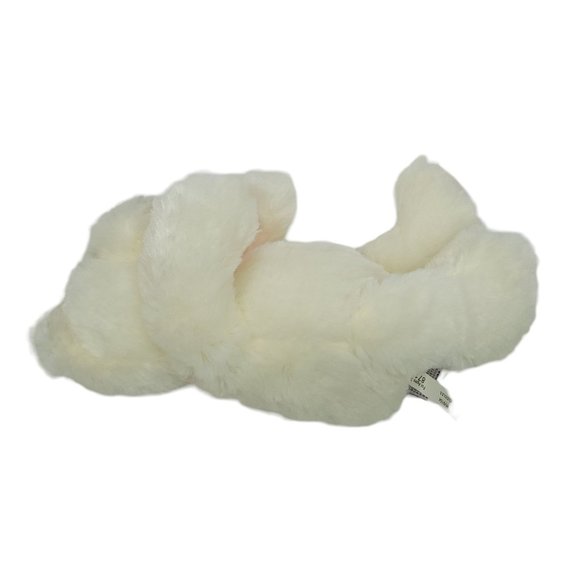 Ganz Cuddles Teddy Bear Plush Pink Heart Bow 12" Stuffed Animal Toy White - Picture 5 of 10